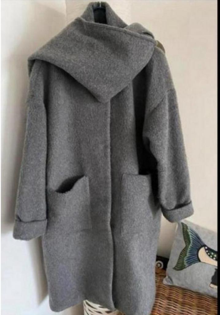 Monki L oversized wol, Ophalen of Verzenden, Zo goed als nieuw, Maat 42/44 (L), Grijs