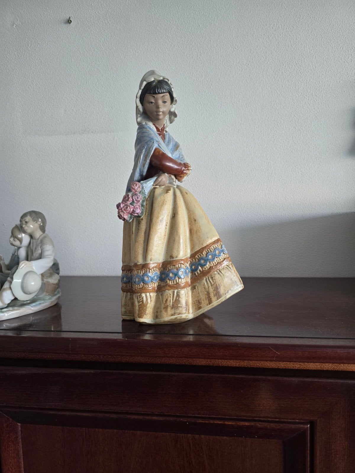 Zeldzaam!!! Lladro beeld, Fiesta / Country Girl (nummer 3505, Antiek en Kunst, Ophalen