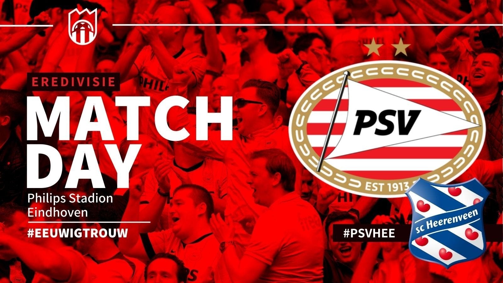 2 kaarten voor PSV tegen Heerenveen, Tickets en Kaartjes, Twee personen