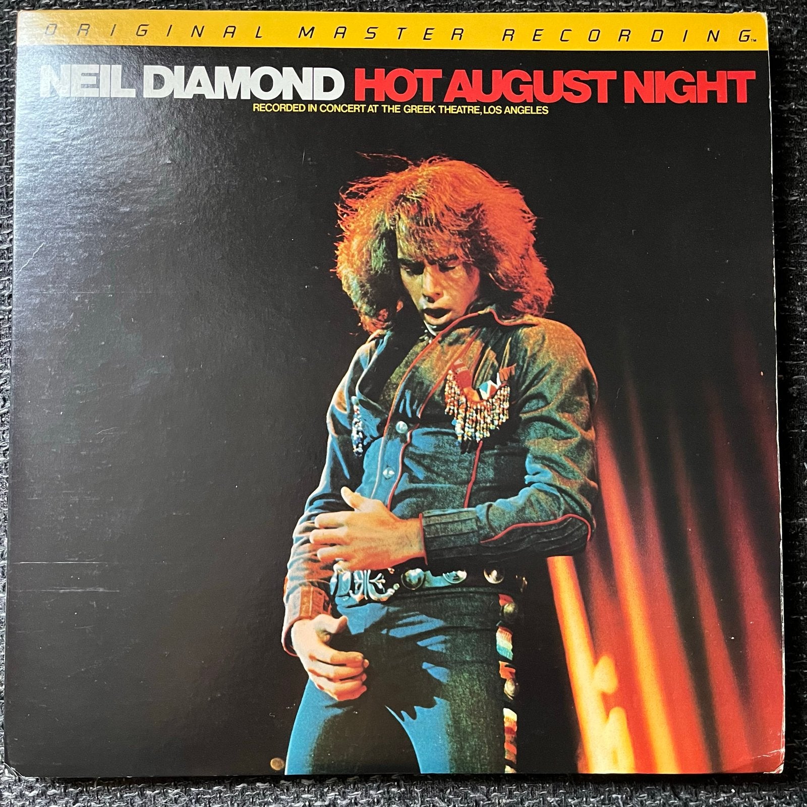 Neil Diamond - Hot August Night (LP, Mobile Fidelity), Gebruikt, Pop, Ophalen of Verzenden, 12 inch