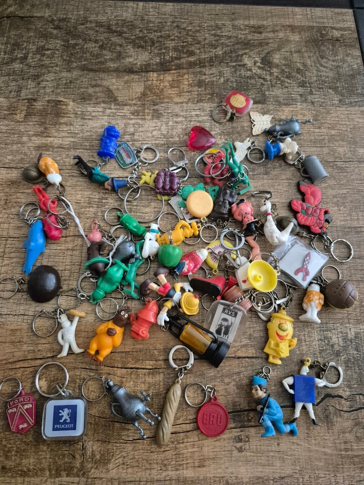 Vintage sleutelhangers, Verzamelen, Sleutelhangers, Ophalen of Verzenden, Gebruikt, Merk