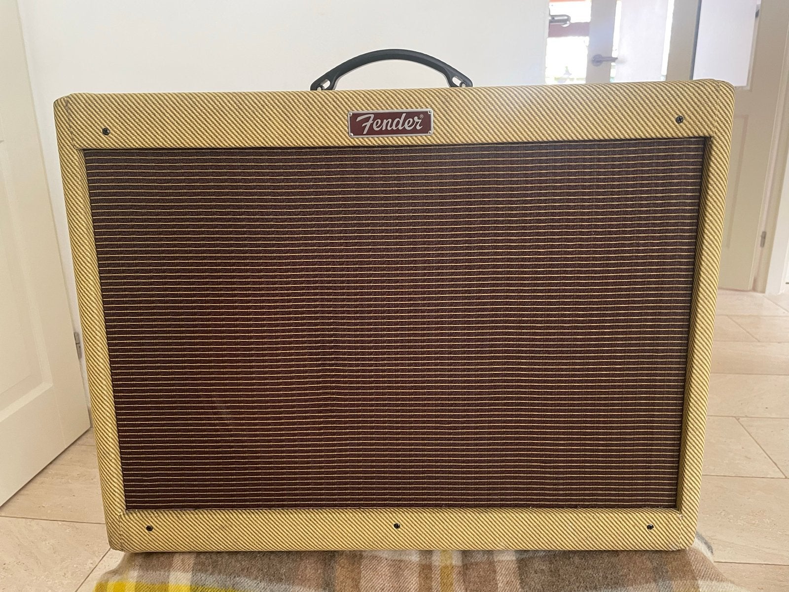 Fender Blues Deluxe Reissue + mastervolume mod, Ophalen, Zo goed als nieuw, Gitaar, 50 tot 100 watt