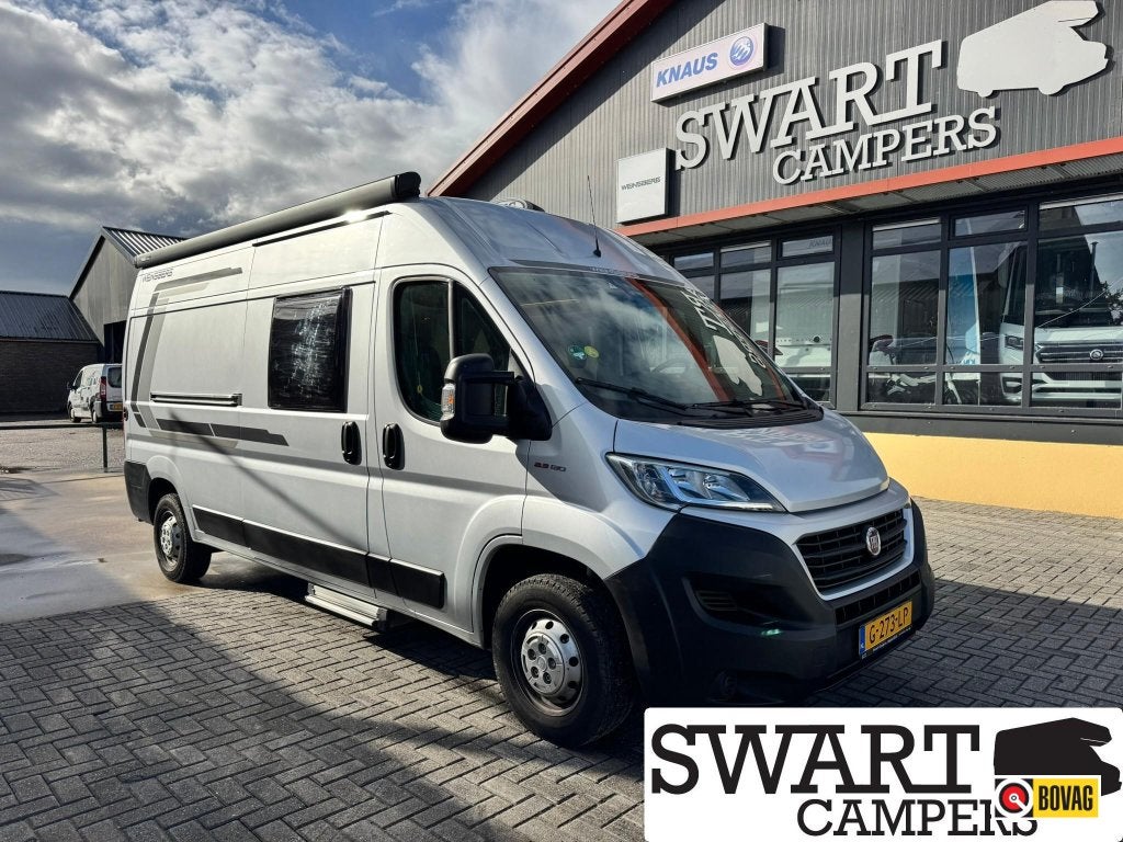Weinsberg CaraTour 600 MQ, 599 Fiat Ducato buscamper, Caravans en Kamperen, Ringverwarming, Fiat, Tot en met 2, Bedrijf