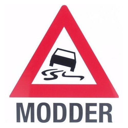 Bord "slipgevaar/modder", Verzenden