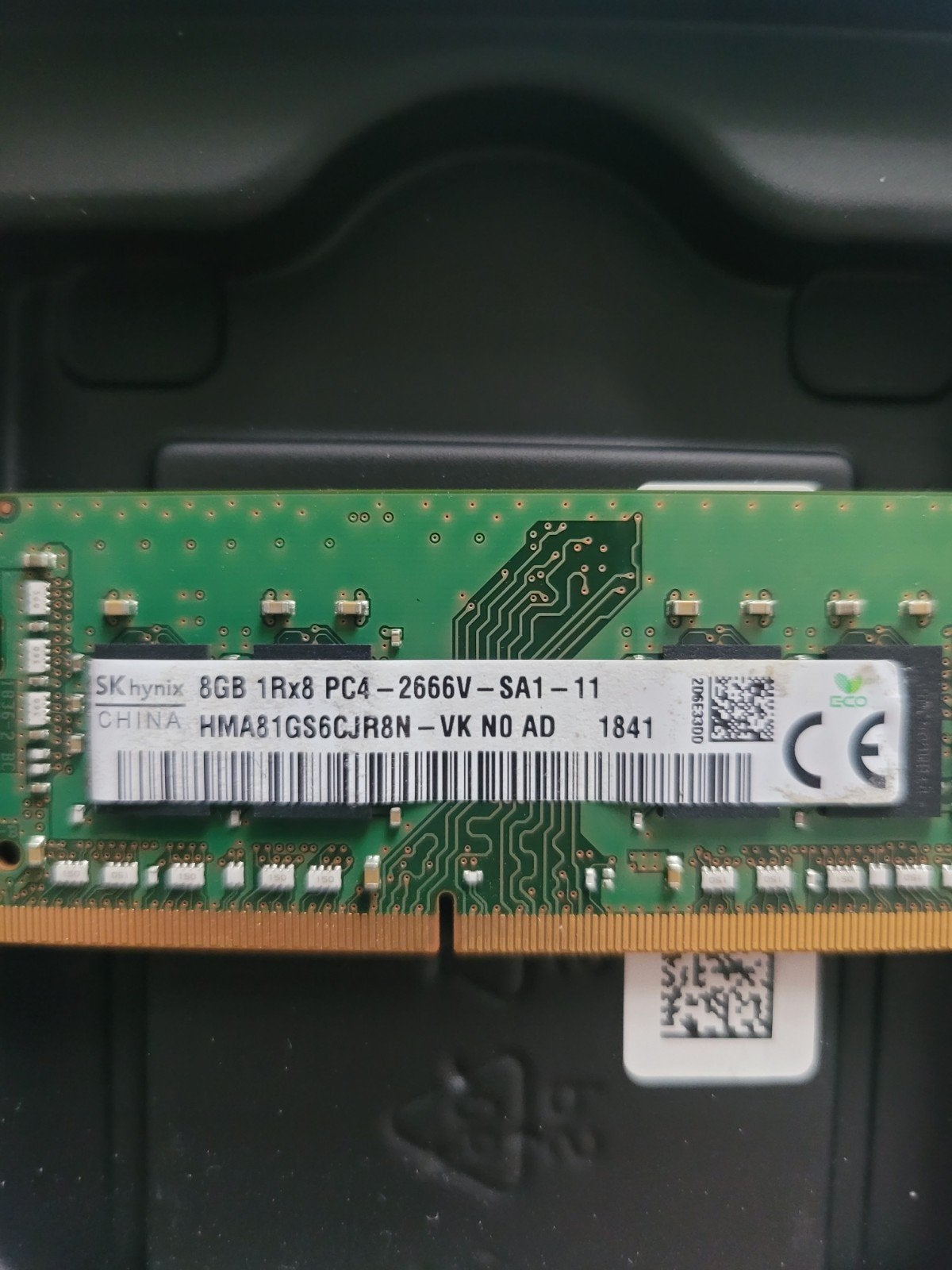 8gb sodimm ddr4 2666, Computers en Software, RAM geheugen, Ophalen of Verzenden, Zo goed als nieuw, DDR4, Laptop