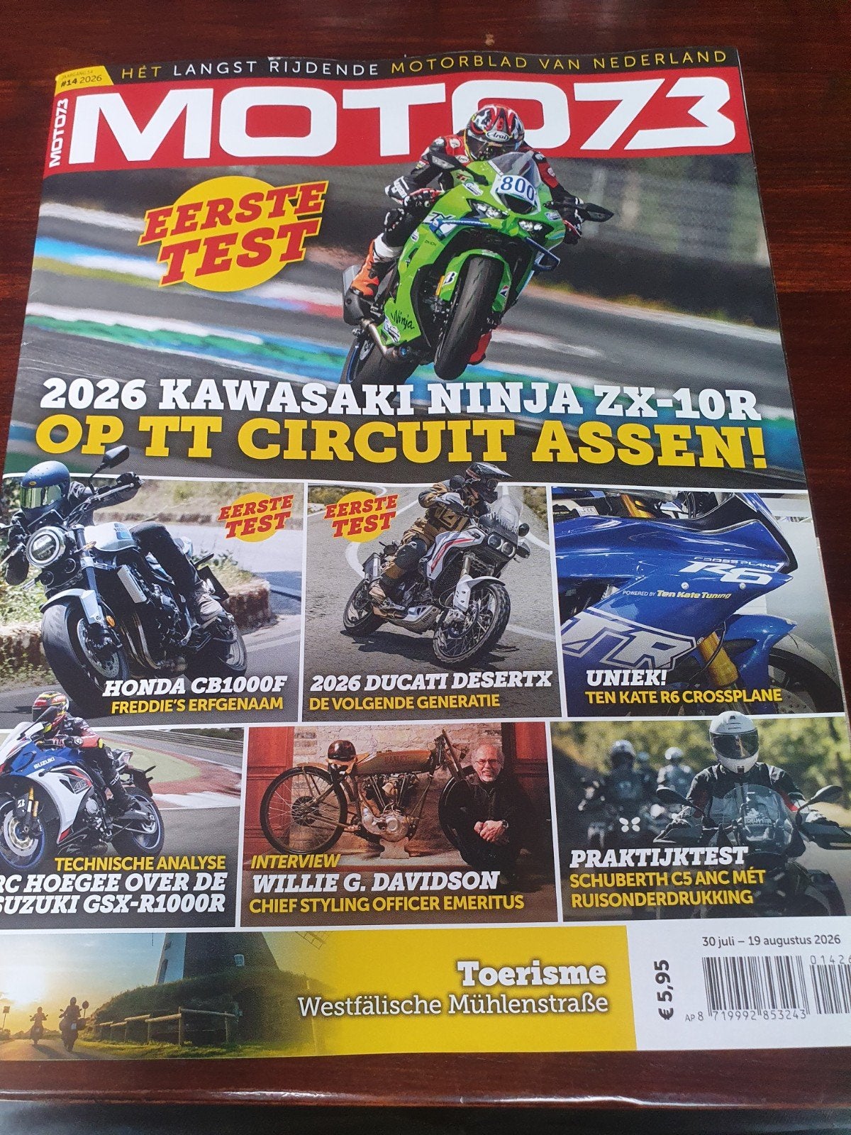 Motorboeken Moto 73, Boeken, Motoren, Ophalen, Gelezen