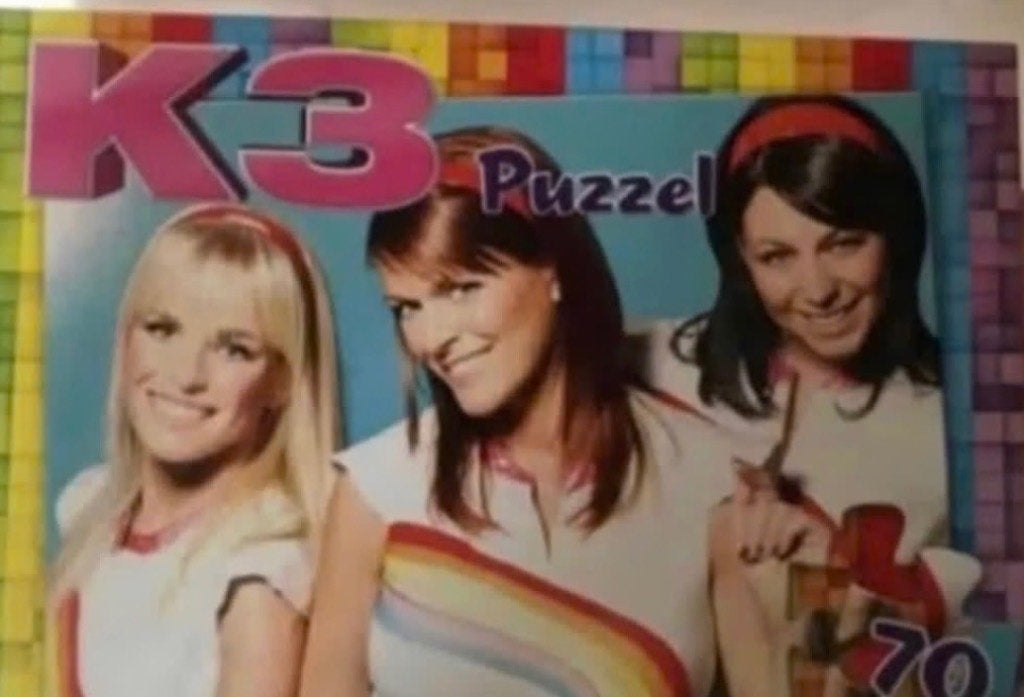 K3 puzzel, Ophalen, Meer dan 50 stukjes, Zo goed als nieuw, 4 tot 6 jaar