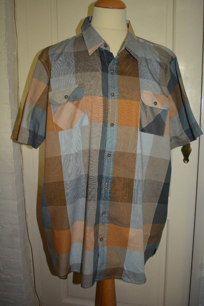 human nature, ruim ruiten overhemd, maat XXXL, Beige, Ophalen of Verzenden, Zo goed als nieuw, Overige halswijdtes