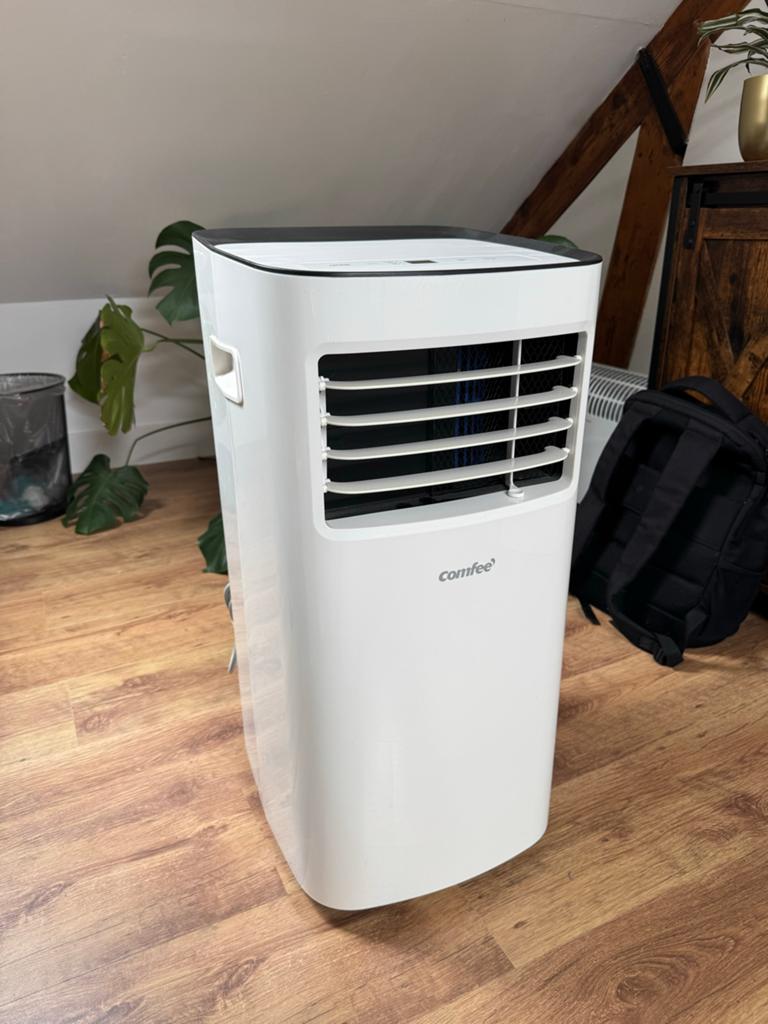 Mobiele airco, Witgoed en Apparatuur, Airco's, Zo goed als nieuw, Mobiele airco, Minder dan 60 m³, 3 snelheden of meer, Koelen en Ontvochtigen