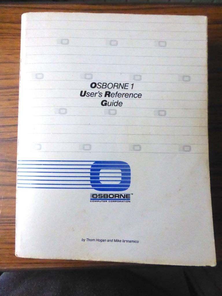 OSBORNE 1 cp/m computer - Users reference guide - IZGS, Ophalen of Verzenden, OSBORNE