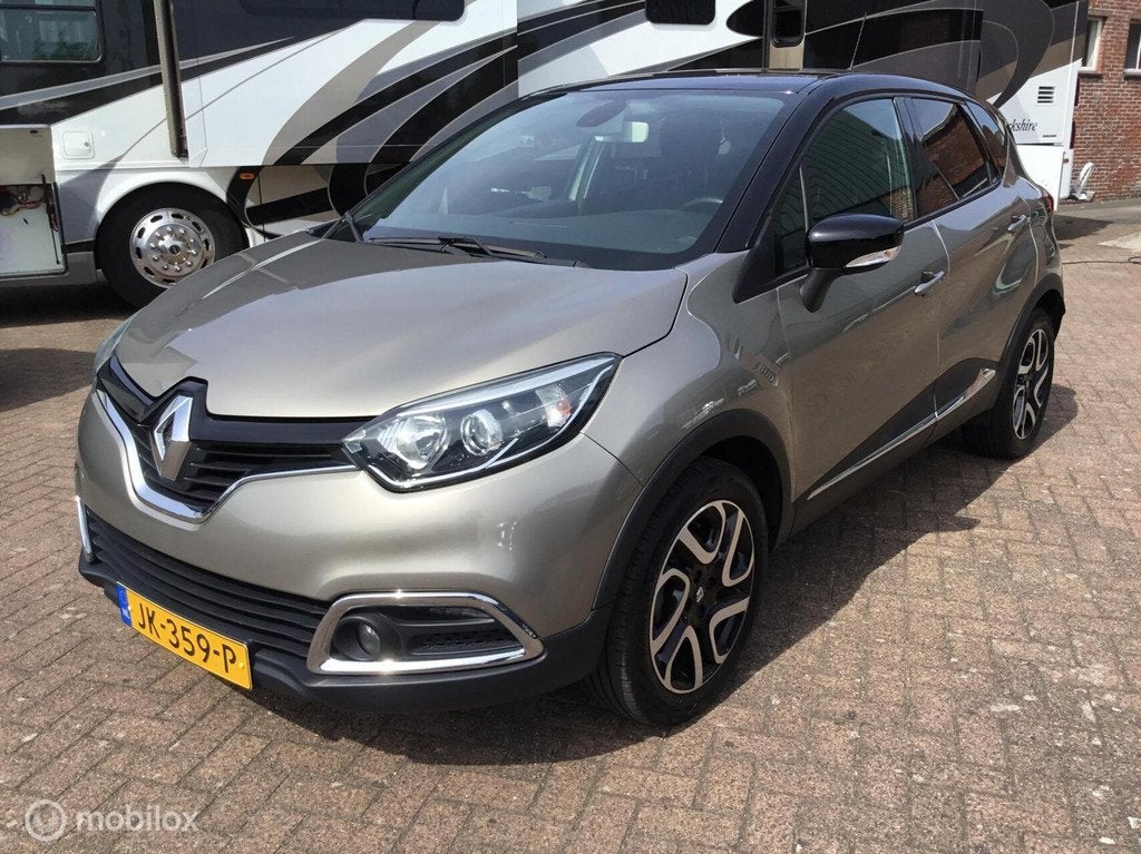 Renault Captur 1.2 TCe Dynamique AUTOMAAT TREKHAAK, Auto's, Stof, 4 cilinders, Bruin, Origineel Nederlands
