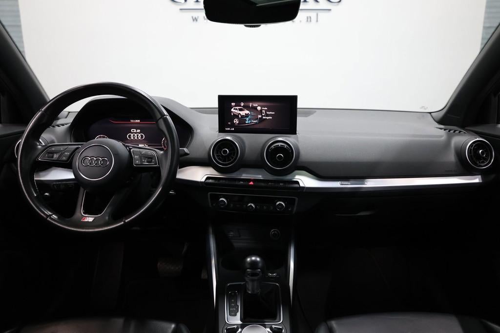 Audi Q2 1.4 TFSI CoD S-line BTW/ED/PANO/LEER+S.VERWARMING/19, Auto's, Audi, Gebruikt, 4 cilinders, 150 pk, Leder