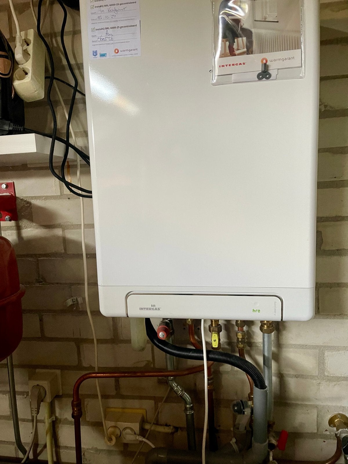 Intergas HRE 28/24 combiketel (2020) - Recent onderhoud, Doe-het-zelf en Verbouw, Verwarming en Radiatoren, Ophalen, 30 tot 80 cm