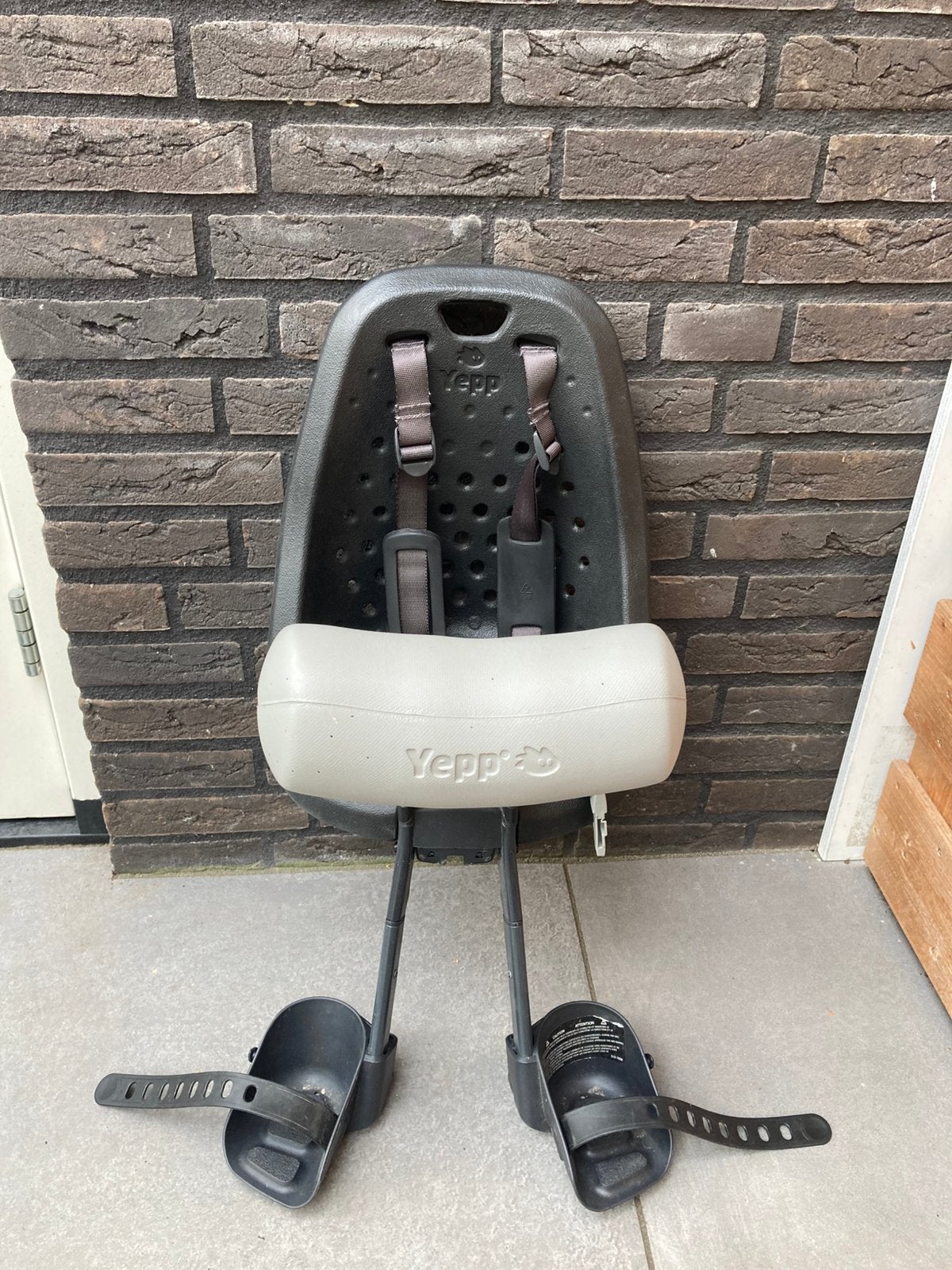 Yepp kinderfietsstoel, Ophalen, 0 t/m 18 kg, Voorzitje, Gebruikt