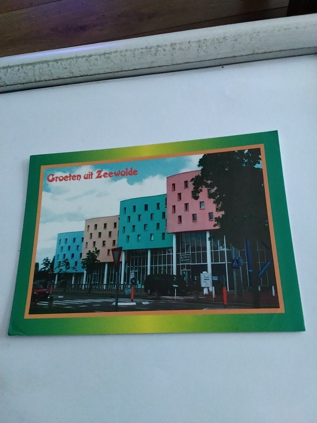 Ansichtkaart Groeten uit Zeewolde - Gelopen, Verzamelen, Ophalen of Verzenden, 1980 tot heden, Gelopen, Flevoland