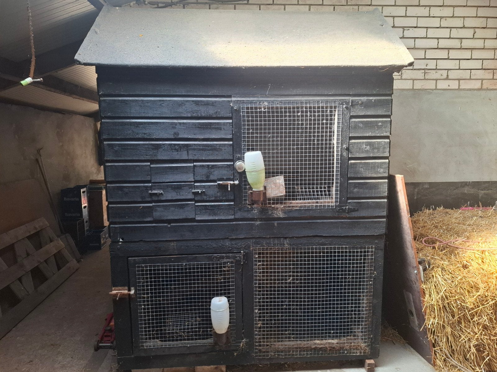 Te koop grote konijnen hok., Dieren en Toebehoren, Ophalen, Gebruikt, 110 cm of meer, Hok