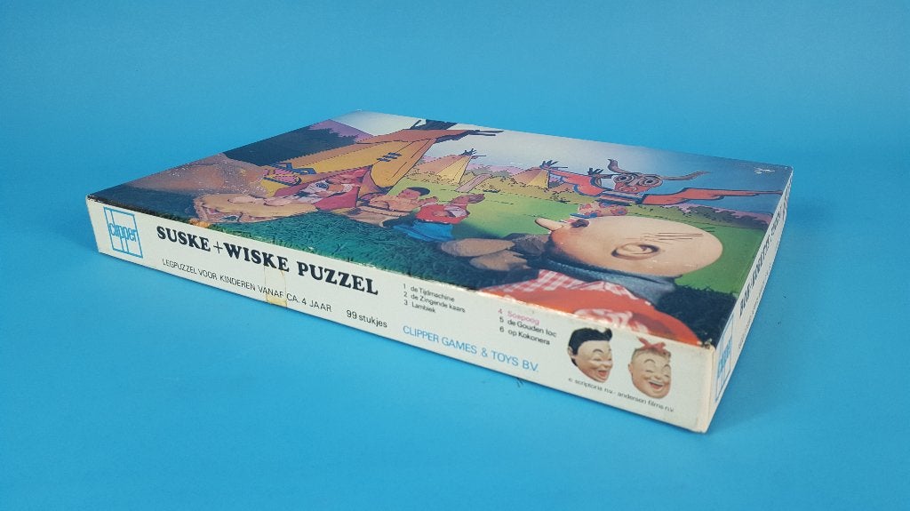 Vintage legpuzzel Suske en Wiske #4 Soepoog, Clipper. K13, Verzamelen, Stripfiguren, Tweedehands verkoop, Tweedehands verkoop