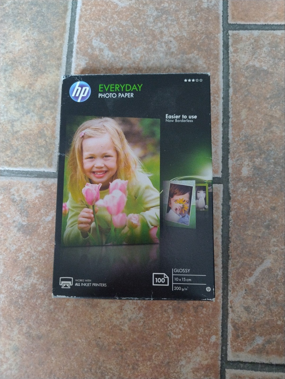 HP Everyday Fotopapier Glanzend 10x15 cm (deels gebruikt), Audio, Tv en Foto, Ophalen, Gebruikt, Glanzend, HP