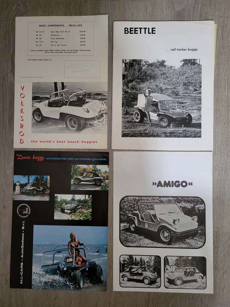Oude Volkswagen Buggy folders Diverse merken, Ophalen of Verzenden, Gelezen, Volkswagen