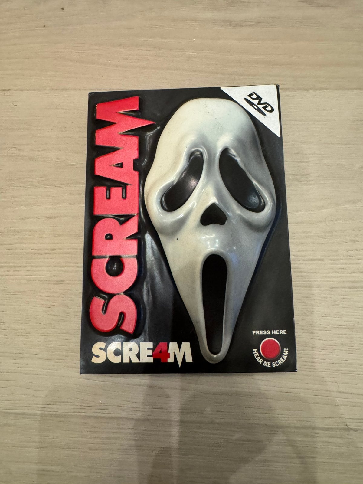 Scream 4 DVD Limited Edition 3D Mask Cover - Collectors, Vanaf 16 jaar, Ophalen of Verzenden, Zo goed als nieuw
