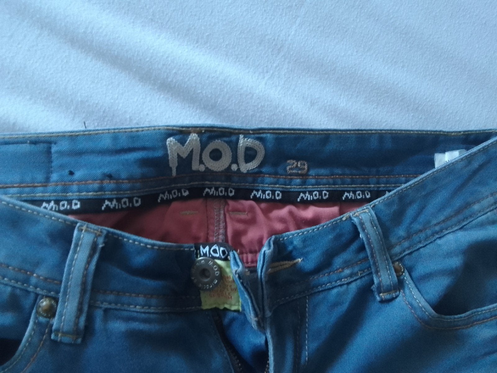 MOD kniebroek en een QS st Oliver kuitbroek, QS st Oliver, Blauw, Ophalen of Verzenden, W28 - W29 (confectie 36)