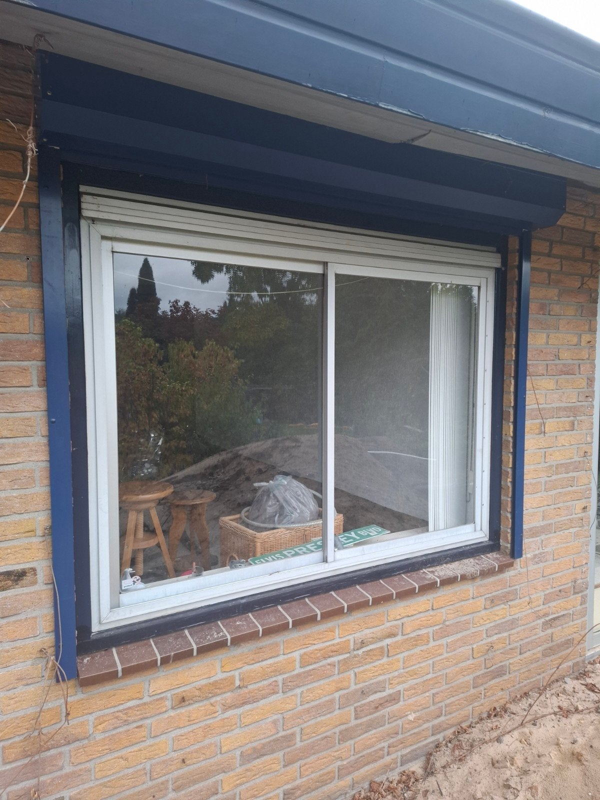 4 stuks Aluminium Schuifraam 166x126 cm met Dubbel Glas, Doe-het-zelf en Verbouw, Gevelraam of Ruit, Gebruikt, 120 tot 160 cm