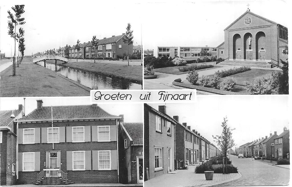 AK Fijnaart - Dorpsgezichten, Verzenden, 1960 tot 1980, Ongelopen, Noord-Brabant