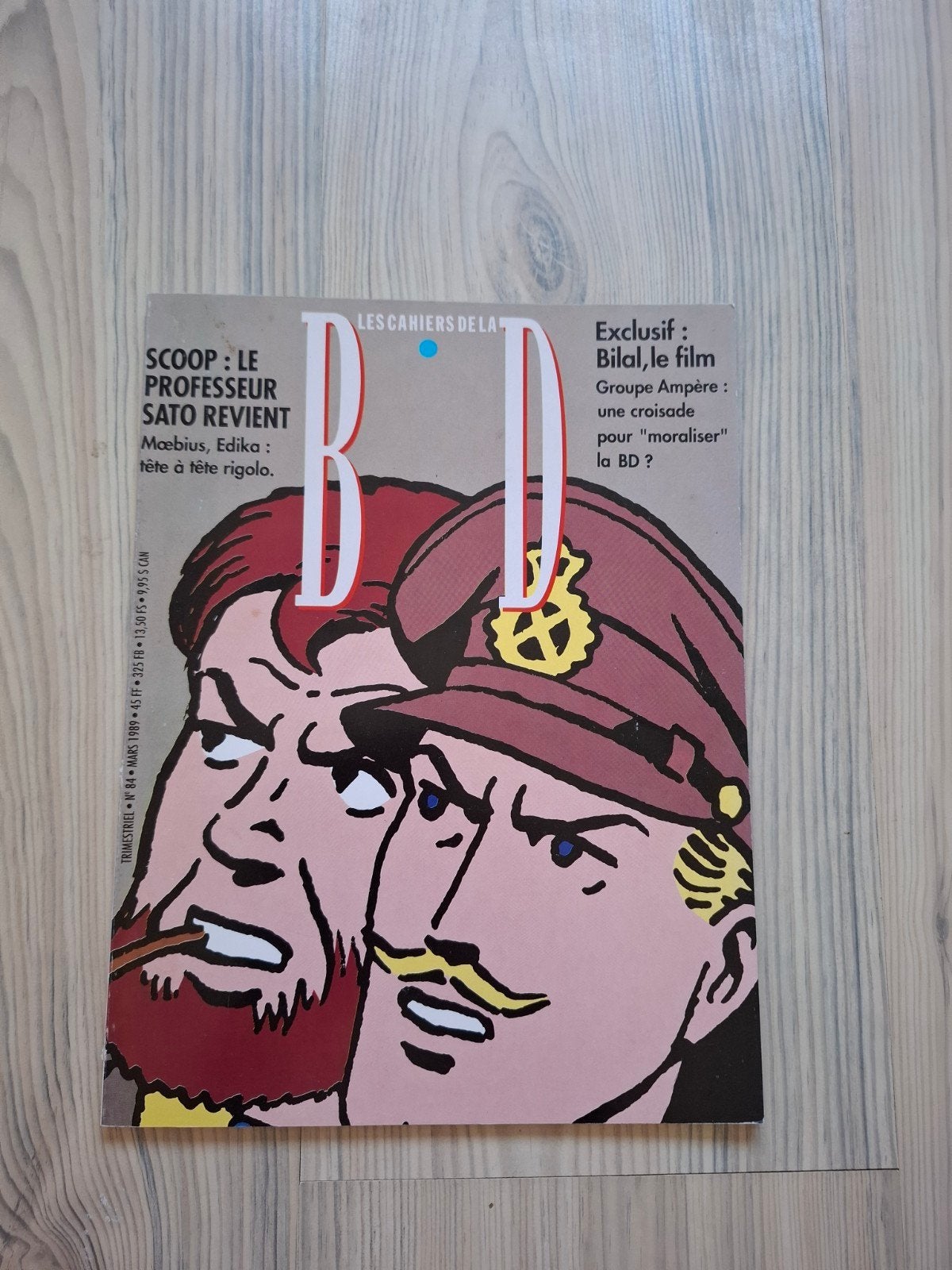 Les Cahiers de la BD - Maerz 1989 - Stripboek, Eén stripboek, Ophalen of Verzenden, Gelezen, Diverse auteurs