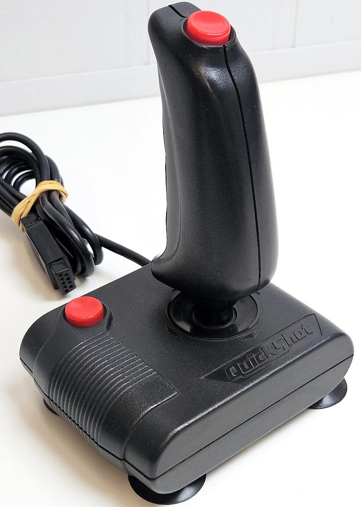 QuickShot 1 Joystick Origineel Werkend C64 Amiga Atari, Computers en Software, Vintage Computers, Ophalen of Verzenden, QuickShot