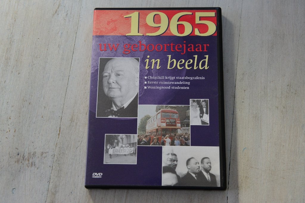 1965 UW GEBOORTEJAAR in BEELD, Cd's en Dvd's, Alle leeftijden, Verzenden, Zo goed als nieuw