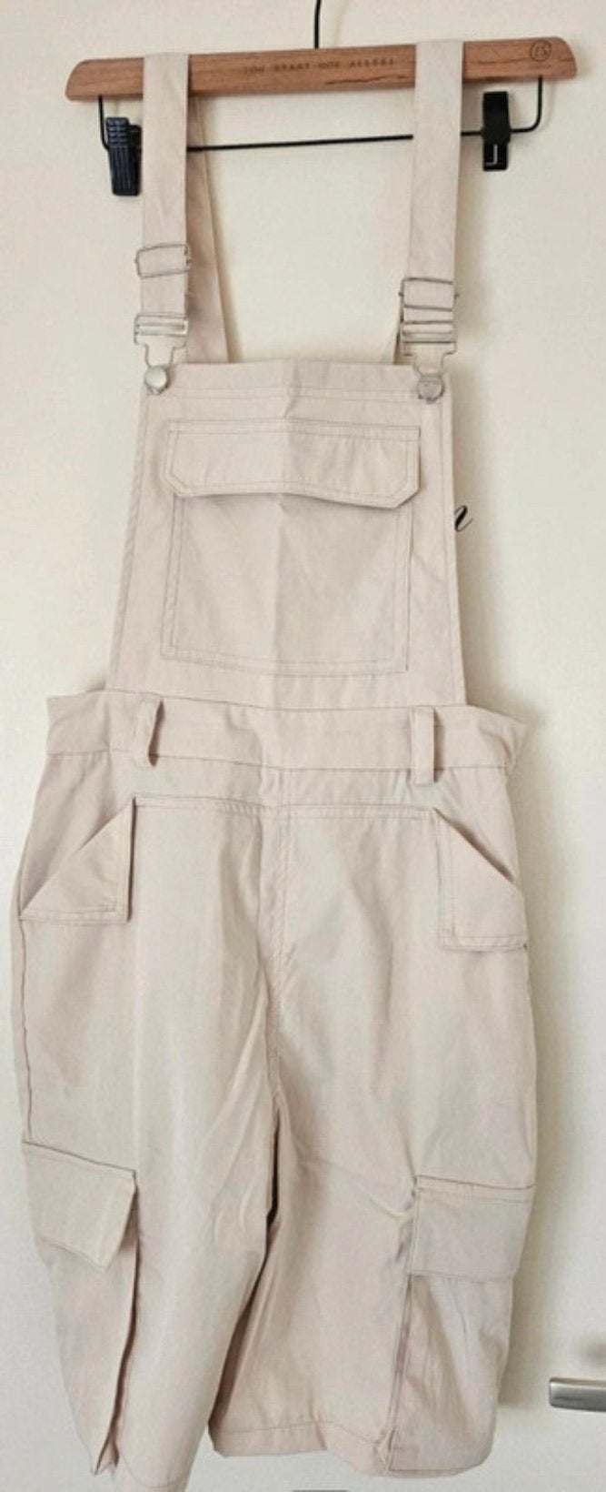 Leuke korte beige tuinbroek - maat M, nieuw, Maat 38/40 (M), Kort, Beige, Nieuw