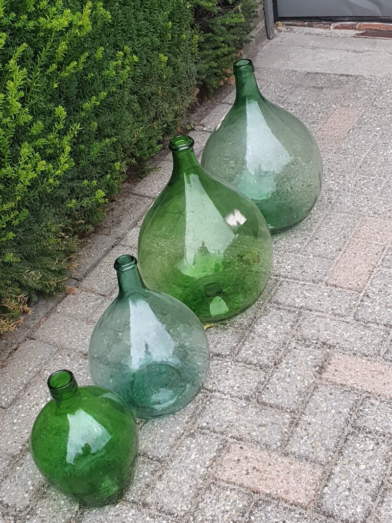 ballonfles of gistfles, Ophalen, Gebruikt
