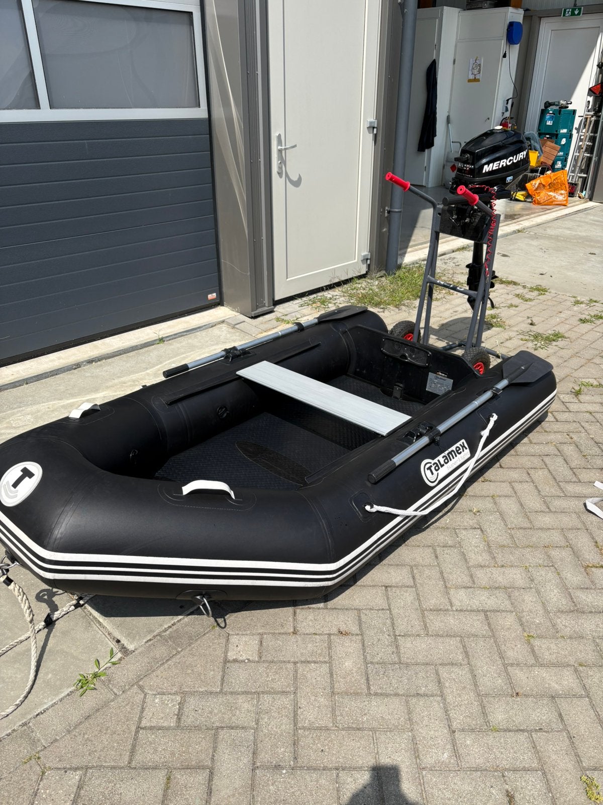 SUPERSTAAT!! Talamex 250, Mercury 2.5pk  (2021), Ophalen, Aluminium, Diesel, Zo goed als nieuw
