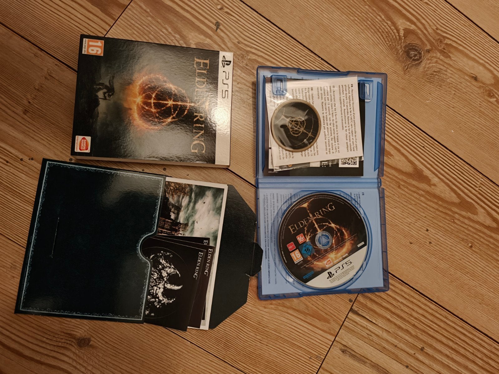 Elden Ring PS5 limited edition, Spelcomputers en Games, Online, 1 speler, Zo goed als nieuw, Vanaf 16 jaar