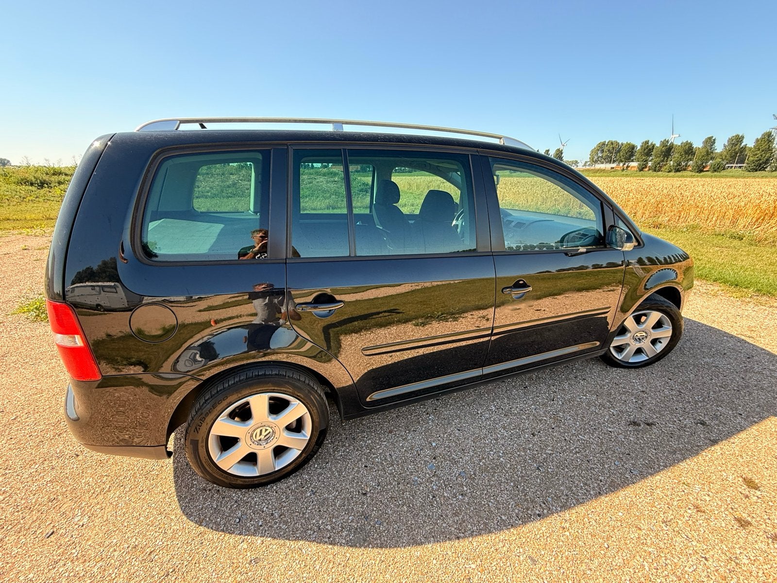 Volkswagen Touran 1.4 TSI 103KW 5P 2006 Zwart, Auto's, Volkswagen, Voorwielaandrijving, 4 cilinders, Zwart, Handgeschakeld