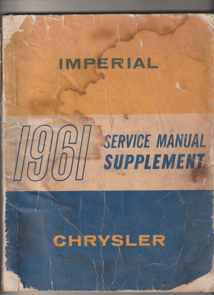 CHRYSLER Service Manuals 1960-1961, Auto diversen, Handleidingen en Instructieboekjes, Ophalen of Verzenden