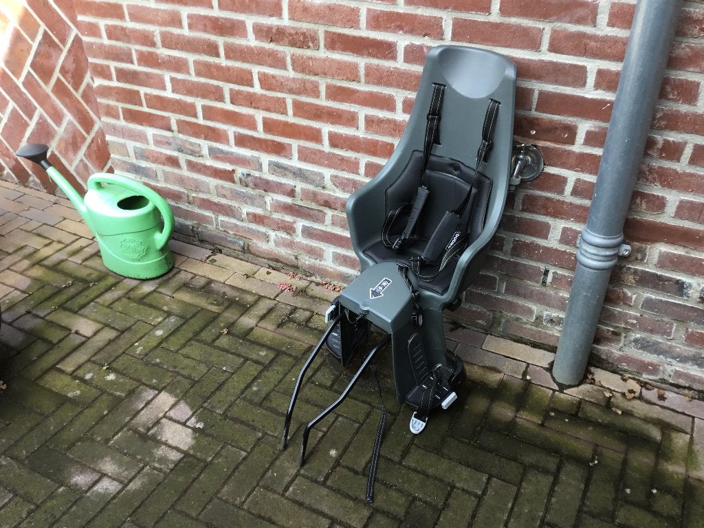 Zo goed als nieuw Achterzitje voor fiets - Grijs, Ophalen, Achterzitje, 9 t/m 18 kg, Bobike
