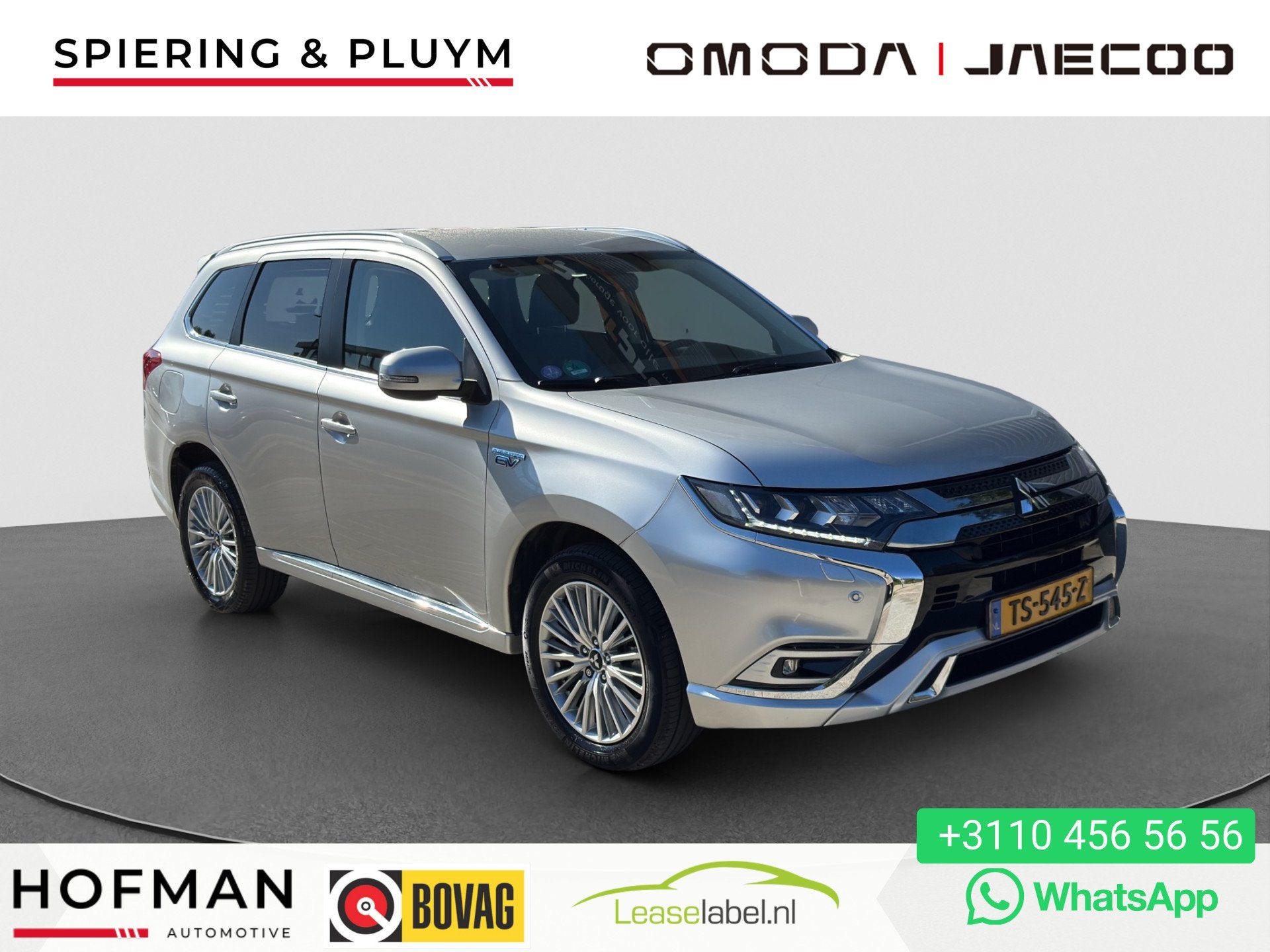 Mitsubishi Outlander 2.4 PHEV Intense | Stoelverw. | NL auto, Auto's, Automaat, 4 cilinders, Automatische klimaatregeling, 120 €/maand