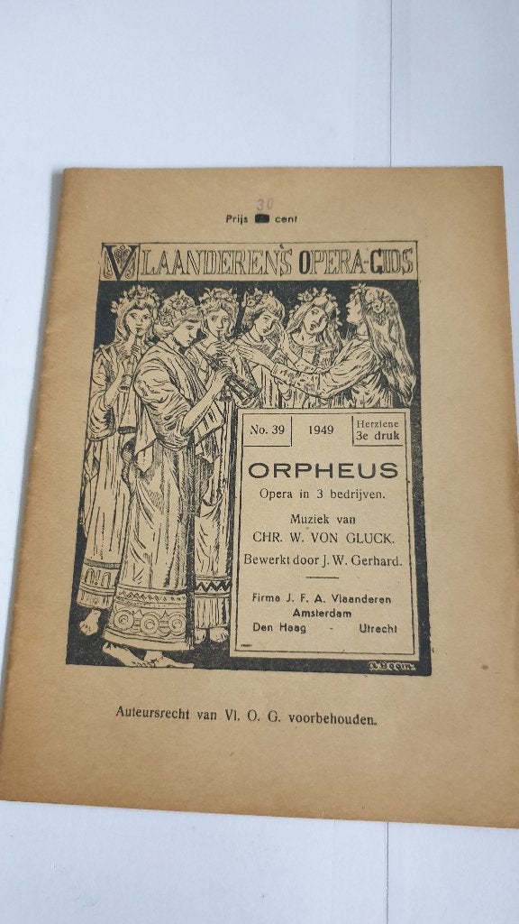 1062 operagidsje orpheus uit 1949, Verzenden, Gelezen, Artiest