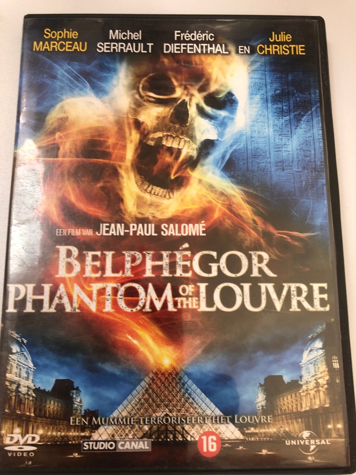 Belphégor Phantom of the Louvre DVD - Actiethriller, Vanaf 16 jaar, Nederlands, Actiethriller, Ophalen of Verzenden