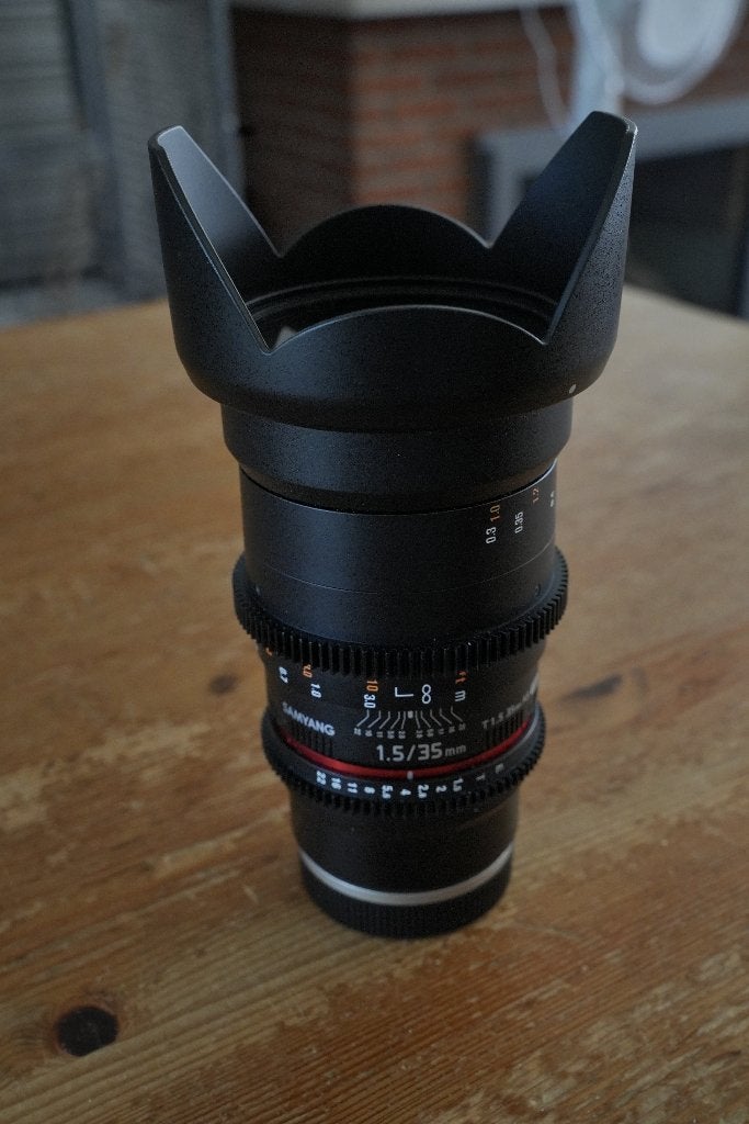 Samyang 35mm T1.5 AS UMC II – Cine Lens, Audio, Tv en Foto, Fotografie | Lenzen en Objectieven, Sony E-mount, Samyang, 35 mm, Ophalen of Verzenden