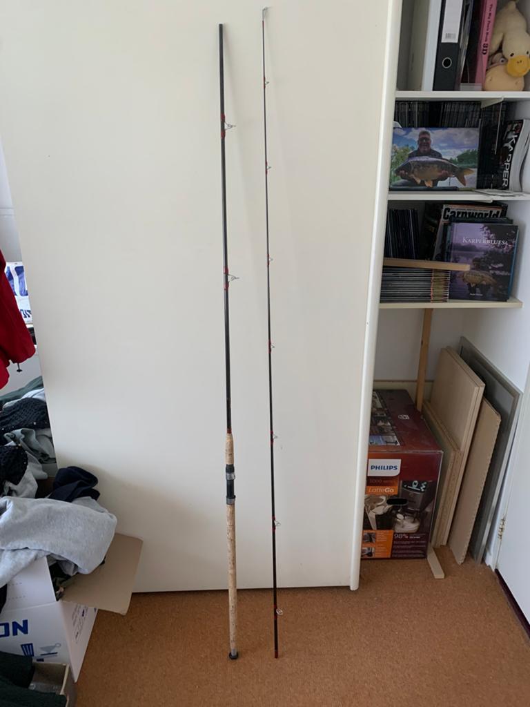 karper hengel 2,75 Lbs 12Ft handgemaakt op New Sealand blank, Watersport en Boten, Hengelsport | Karpervissen, Ophalen of Verzenden