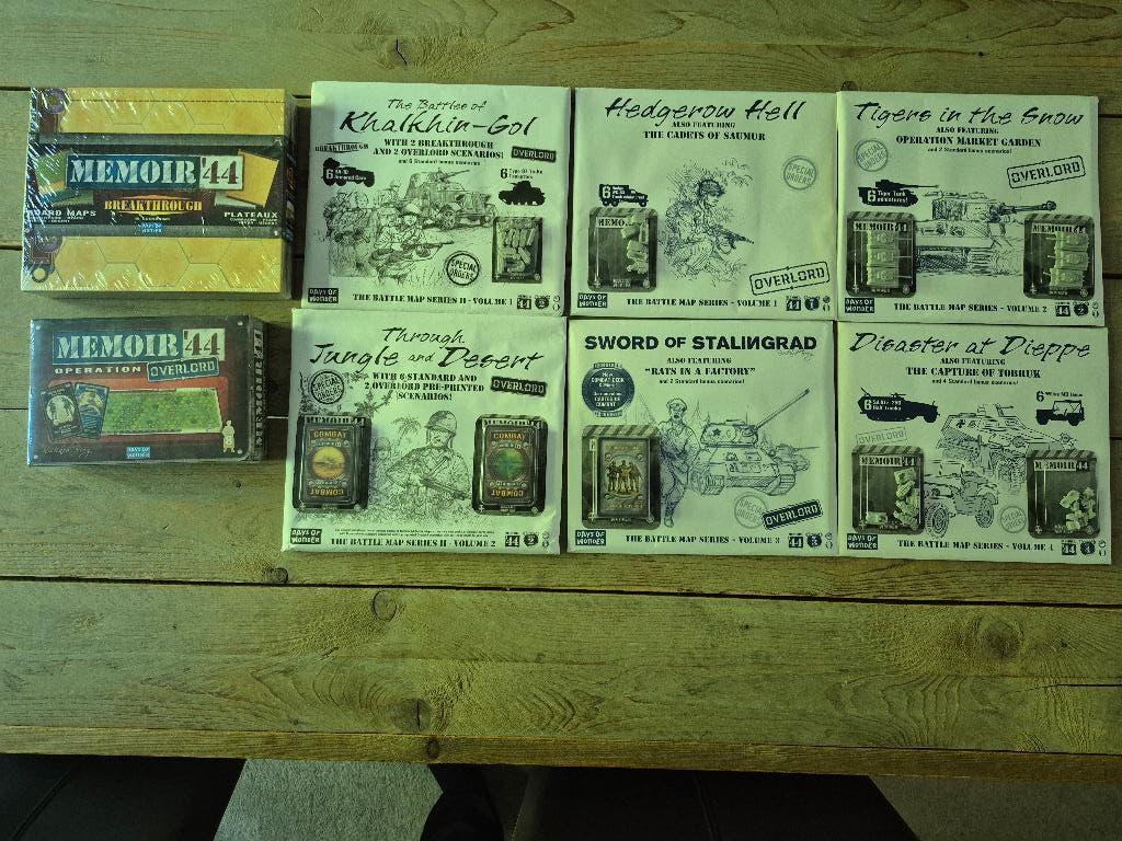 Memoir 44 uitbreidingen, Hobby en Vrije tijd, Gezelschapsspellen | Bordspellen, Een of twee spelers, Ophalen of Verzenden, Nieuw