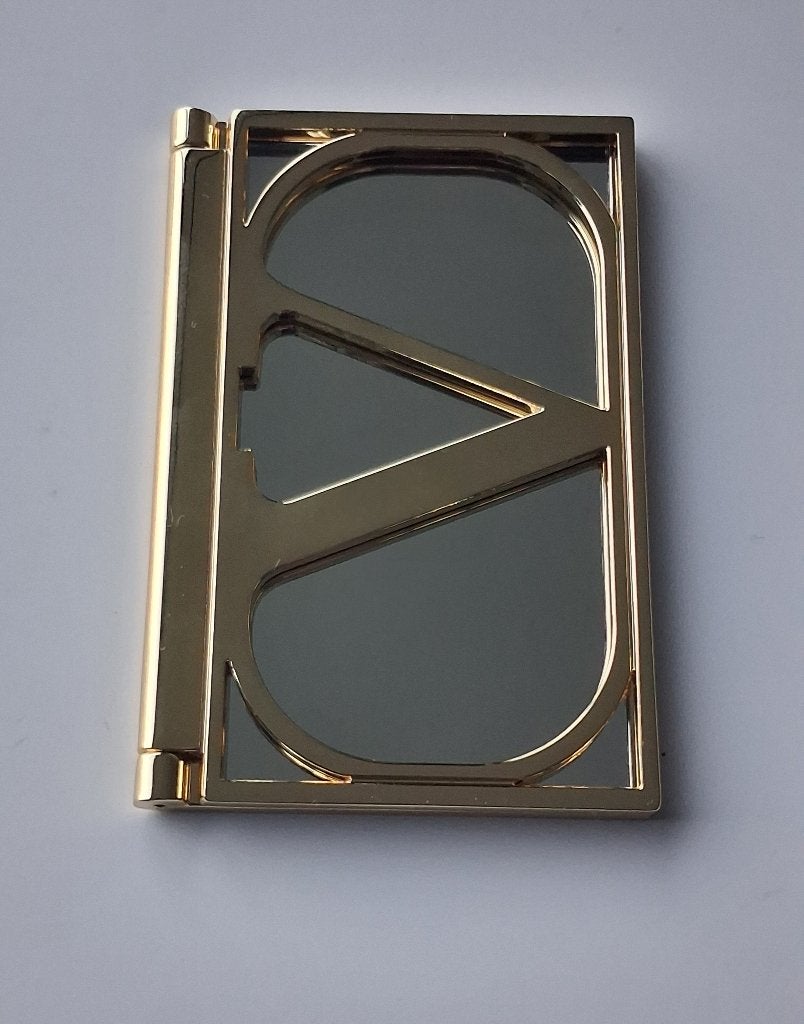 Nieuw Valentino make-up spiegel, Ophalen of Verzenden, Nieuw, Goud, Gehele gezicht