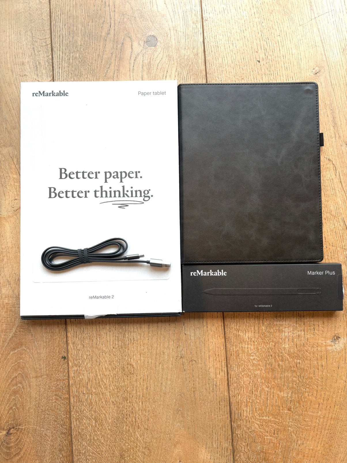 reMarkable 2 + Marker Plus + Hoes | Complete set | NIEUW, Computers en Software, Tekentablets, Ophalen of Verzenden, Multi-touch