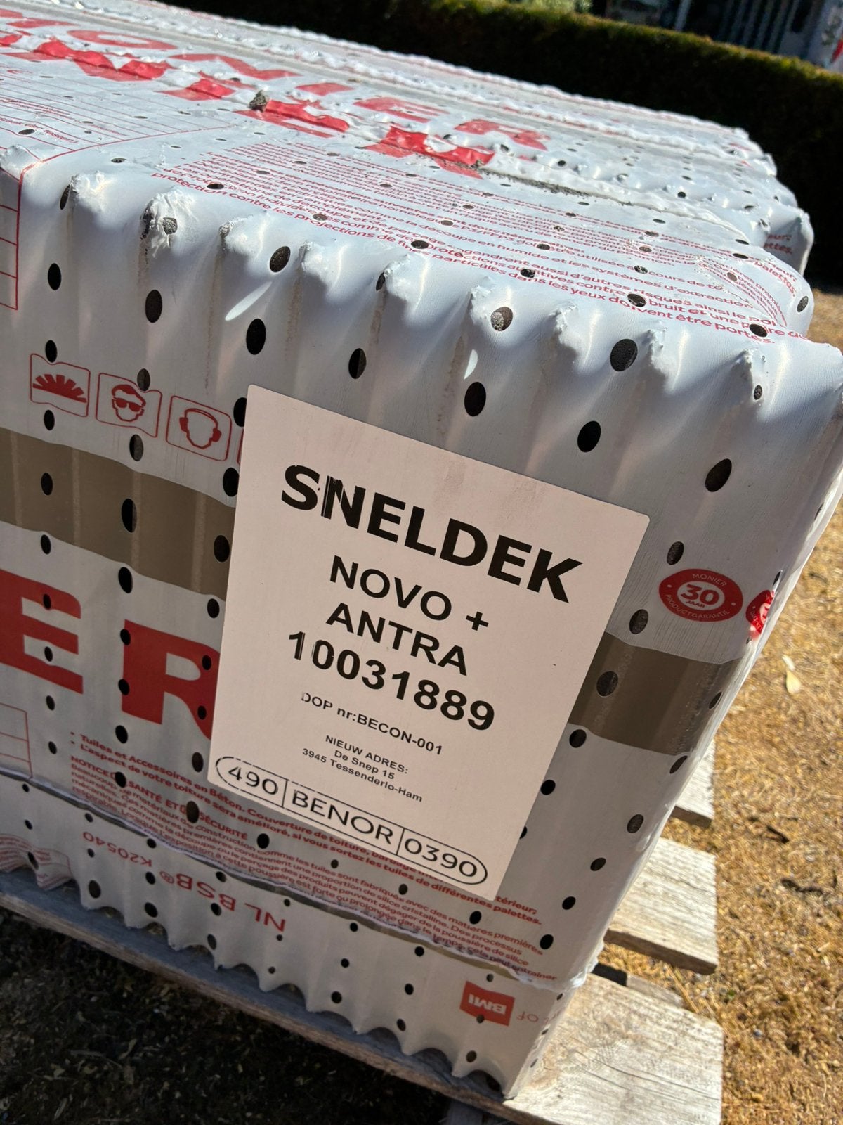 Antraciete betonnen sneldek dakpan NIEUW, Ophalen, Steen of Klei, Zwart, Nieuw