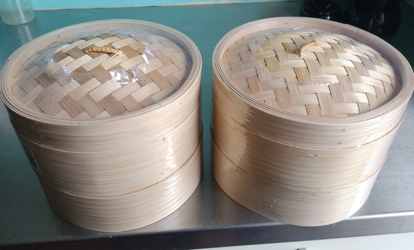 Bamboe Stoommandjes Nieuwe, Beige, Overige typen, Nieuw, Ophalen of Verzenden