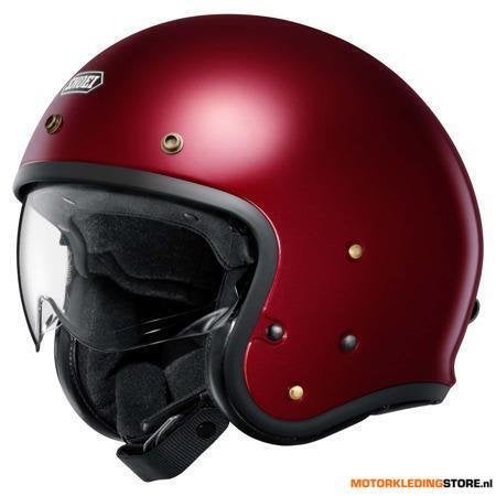 Shoei J.O2 Jethelm, Donker rood, Ophalen of Verzenden, Nieuw met kaartje