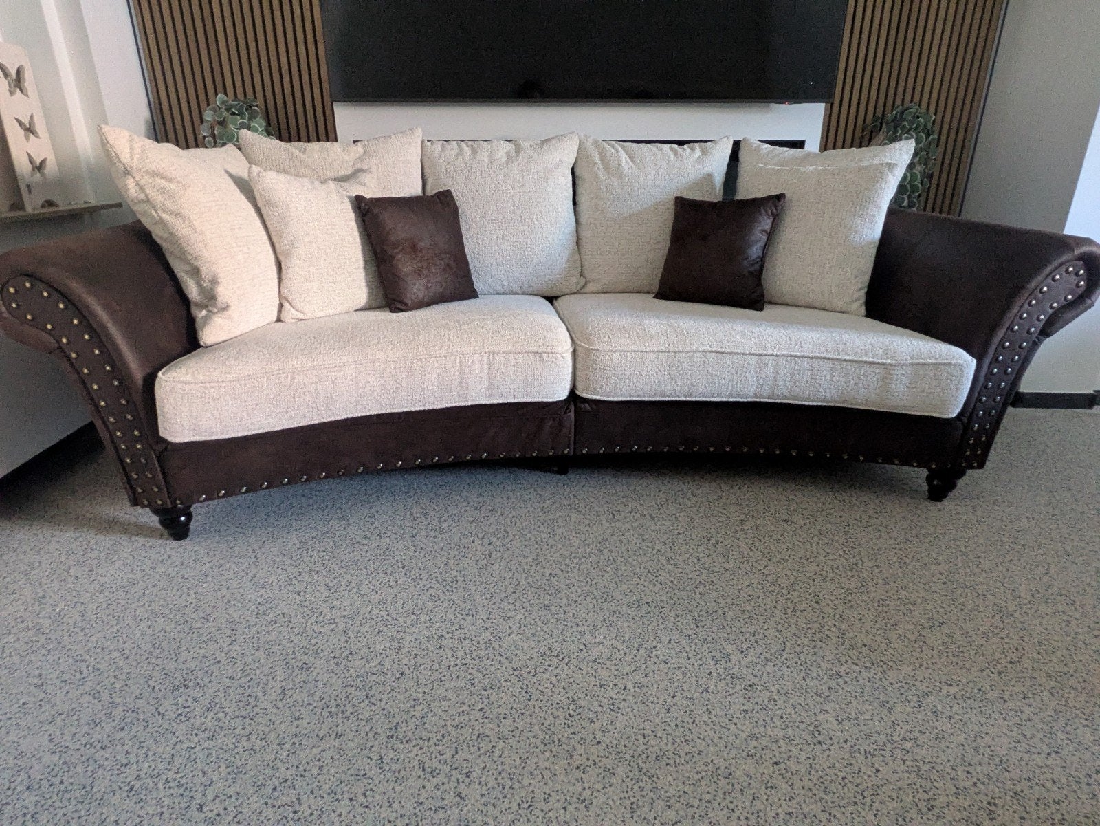 Landscape Bankstel Boogopstelling - 272x120x77 cm, Ophalen, 250 tot 300 cm, 100 tot 125 cm, Nieuw