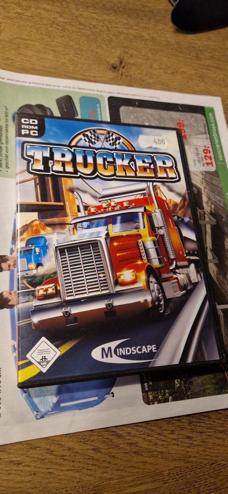 Trucker PC CD-ROM Game - Mindscape, Gebruikt, 1 speler, Ophalen of Verzenden, Vanaf 7 jaar